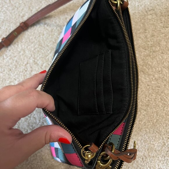 Fossil Triple Compartment Crossbody - Picture 8 of 15